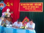 Đại hội Công đoàn nhiệm kỳ 2012-2015 và Hội nghị CB- CNVC năm học 2012- 2013