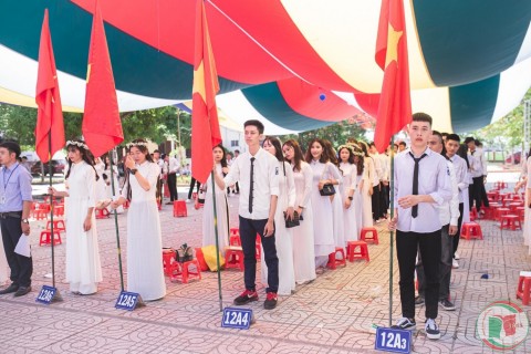 Trường THPT Quỳnh Lưu 2 chức lễ tổng kết năm học 2019 - 2020